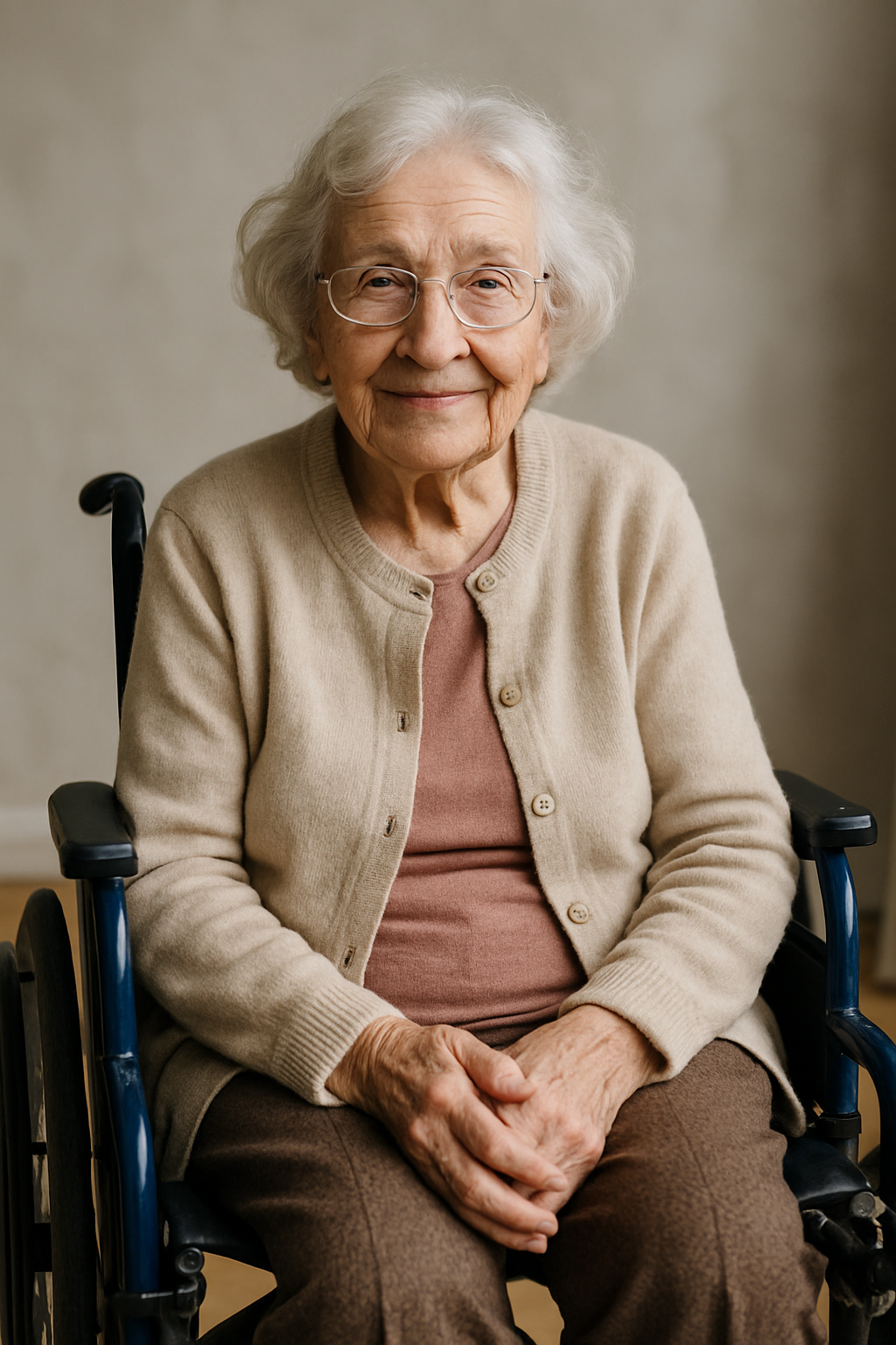 Ambulante Pflegekraft unterstützt Klientin