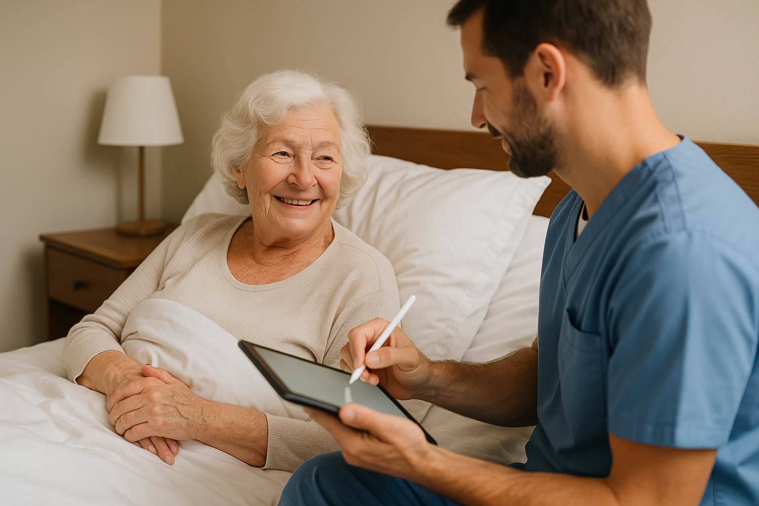 Ambulantes Team im Einsatz