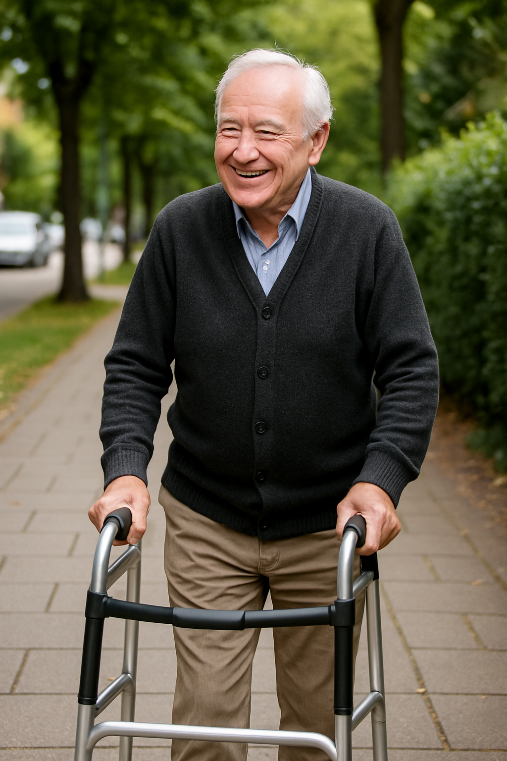 Teamleiter bespricht digitale Tour